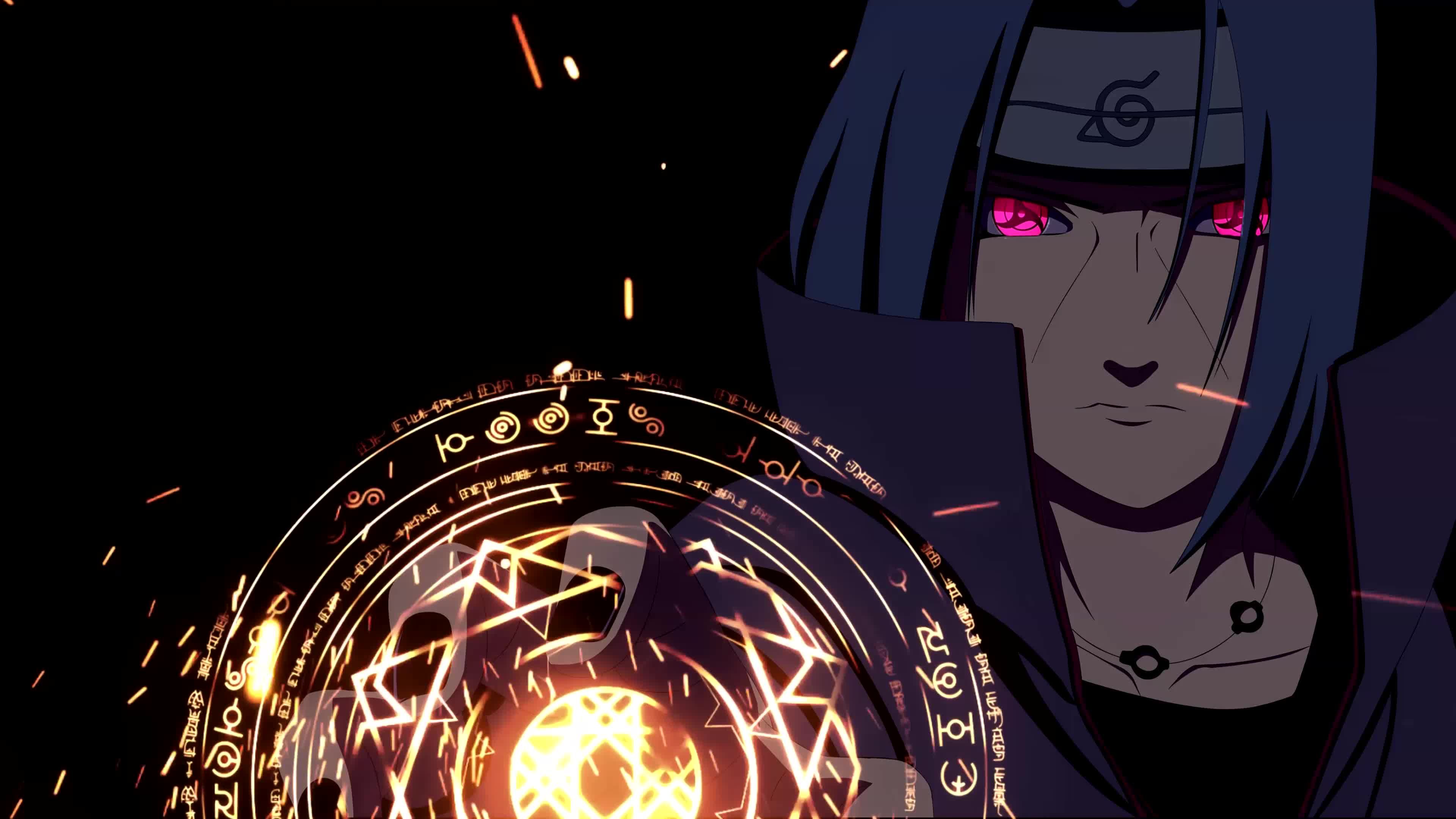 4K Live Wallpaper: Anime Character with Glowing Orb
