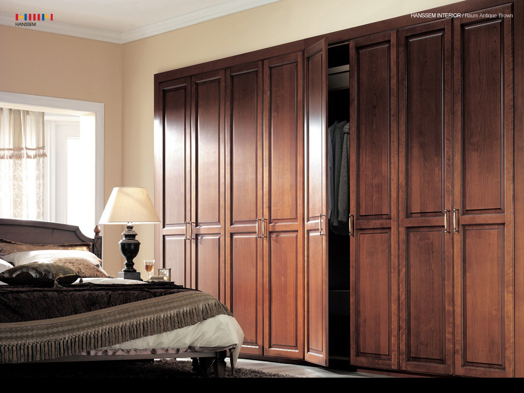 Classical Bedroom Wardrobe Wallpaper And Image