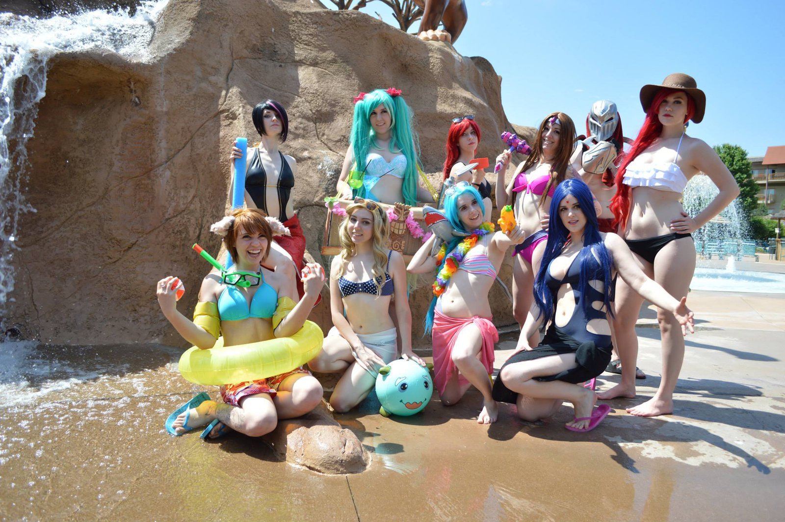 Pool Party League Of Legends By Smikimimi