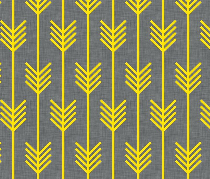 Yellow Gray Arrows Wallpaper