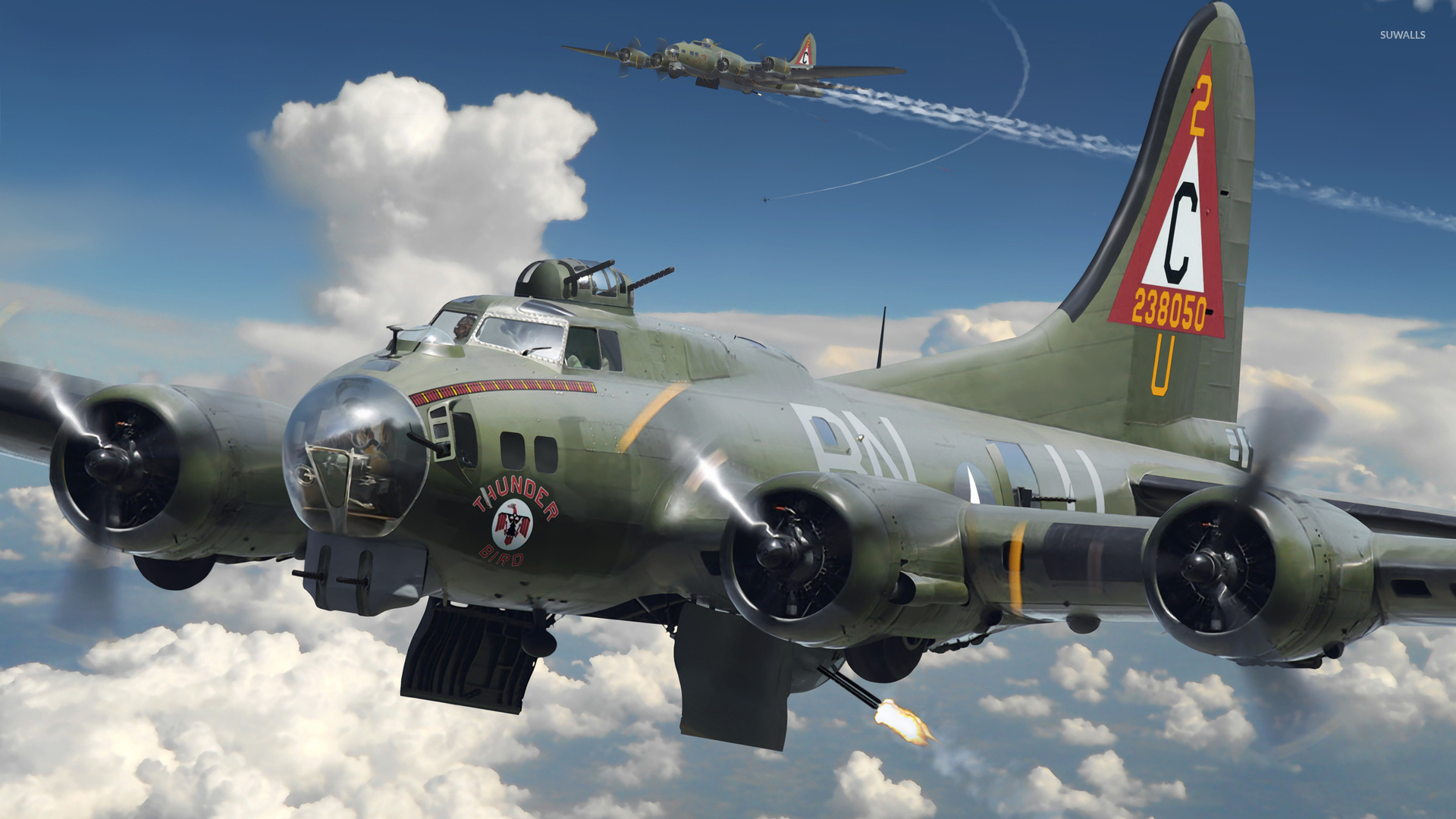 B Flying Fortress Wallpaper On
