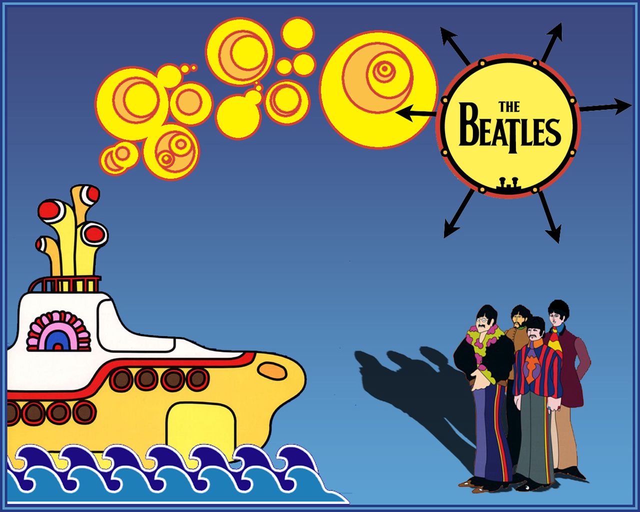 Wallpapers For Beatles Yellow Submarine Wallpaper