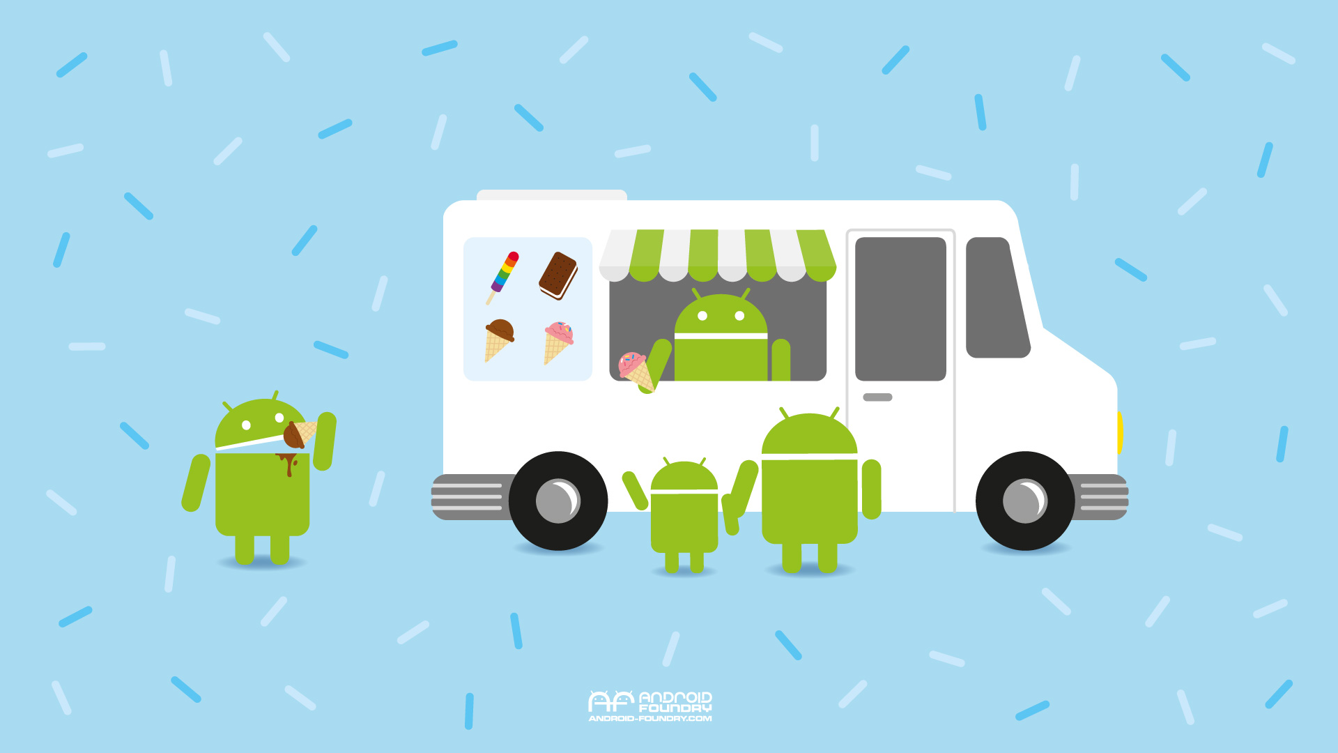 Andrew Bell Releases Android Wallpaper To Celebrate National Ice Cream