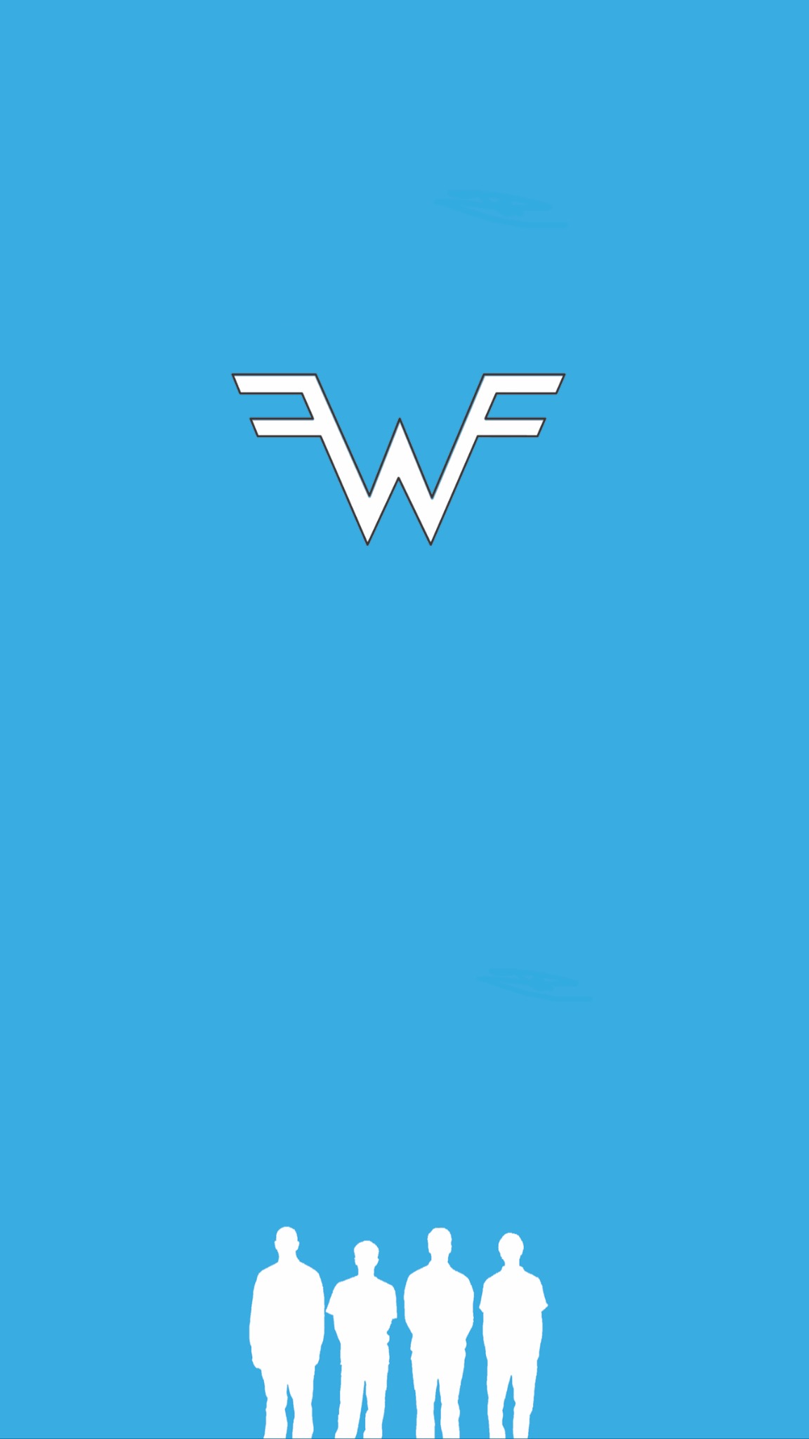 Weezer Posters Turned iPhone Background
