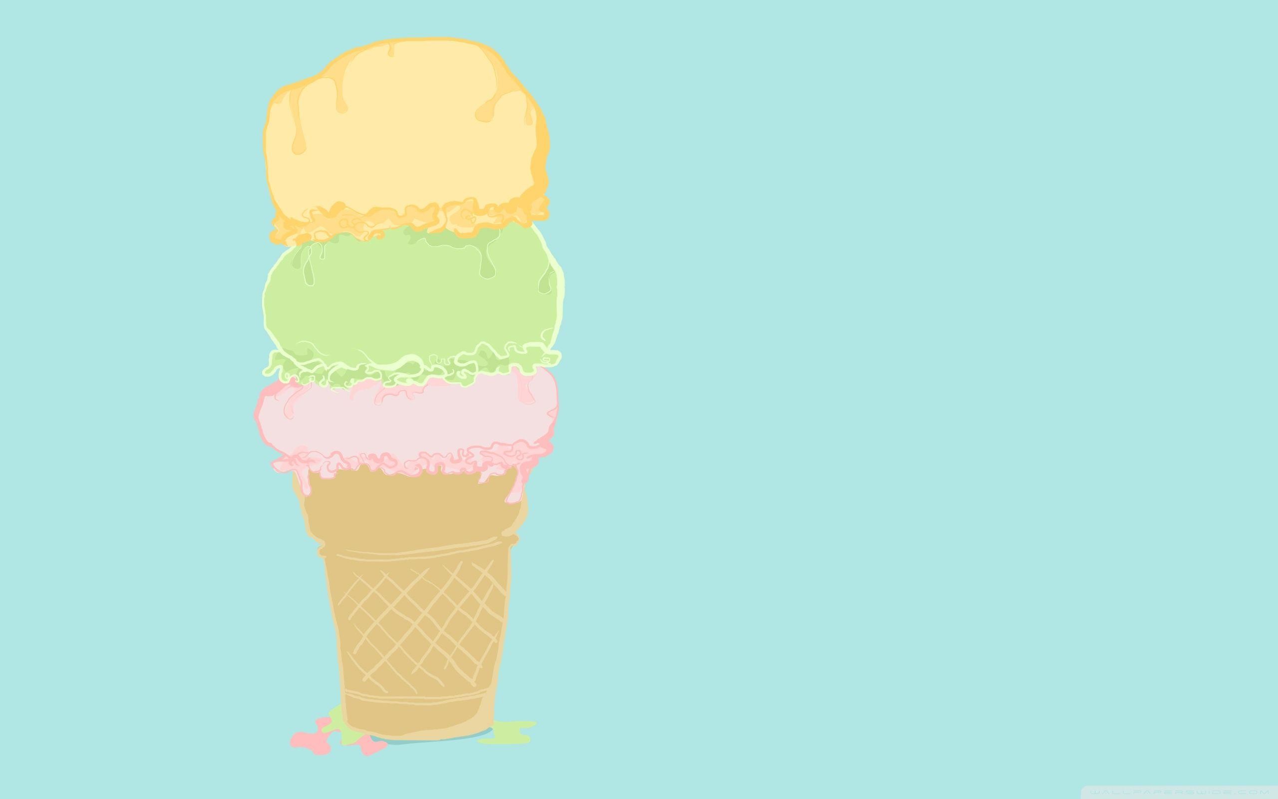 Cute Ice Cream Wallpaper Image