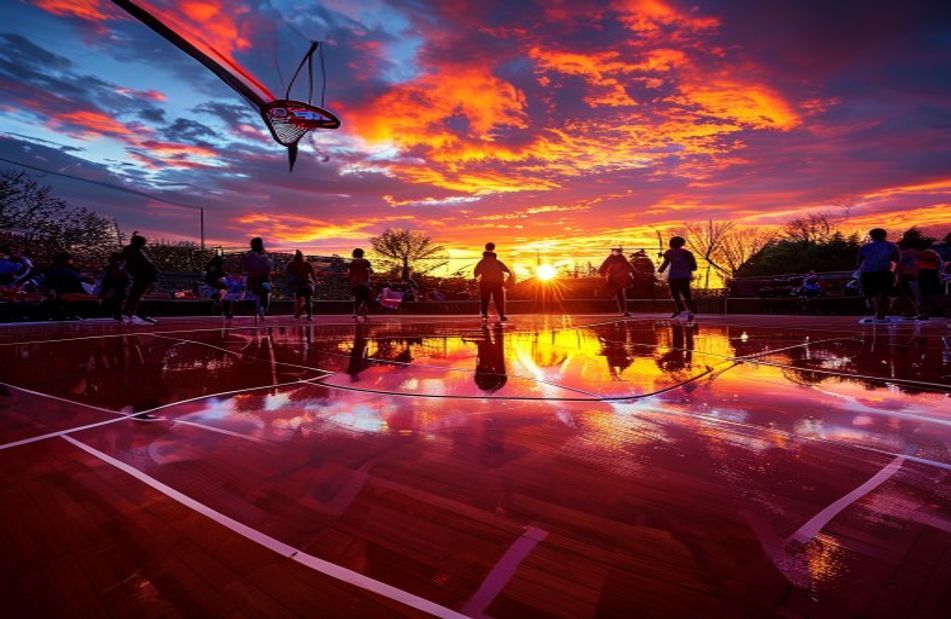 Basketball Court Wallpaper Hd