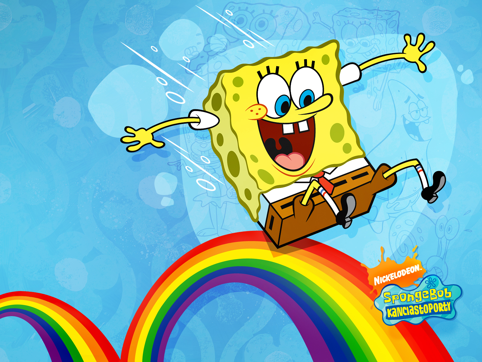Spongebob Squarepants Image Rainbow Wallpaper Photos