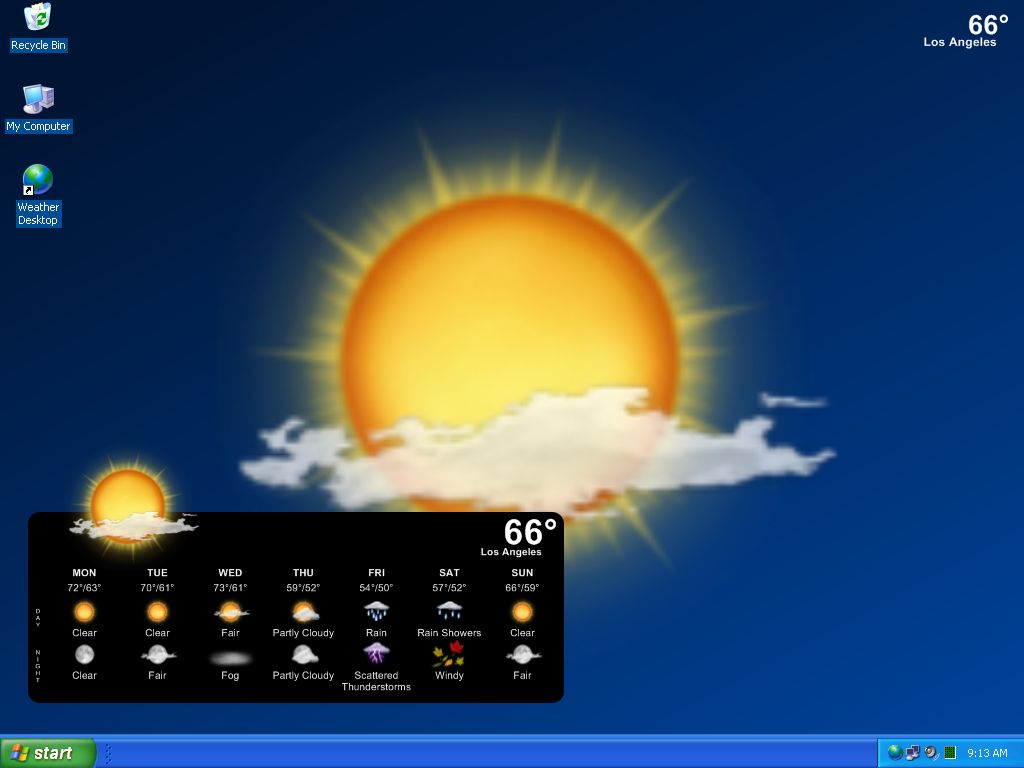 download weather on home screen android
