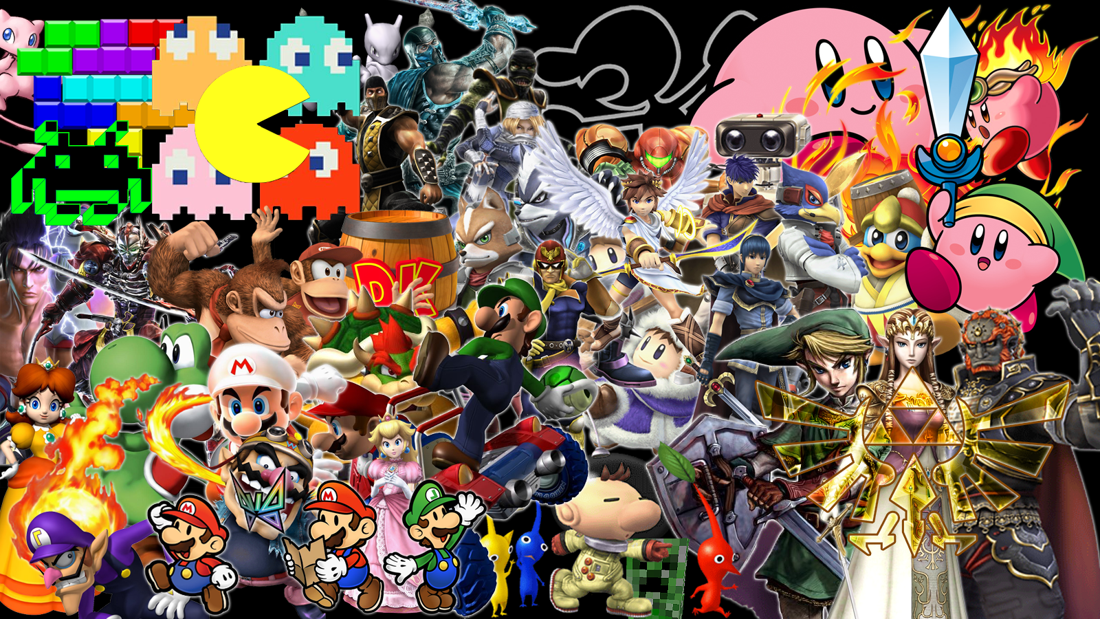 Nintendo Characters Desktop Wallpaper On