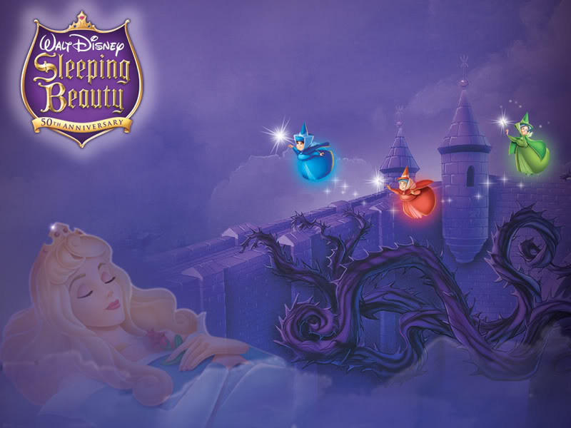 Sleeping Beauty Wallpaper Desktop Background