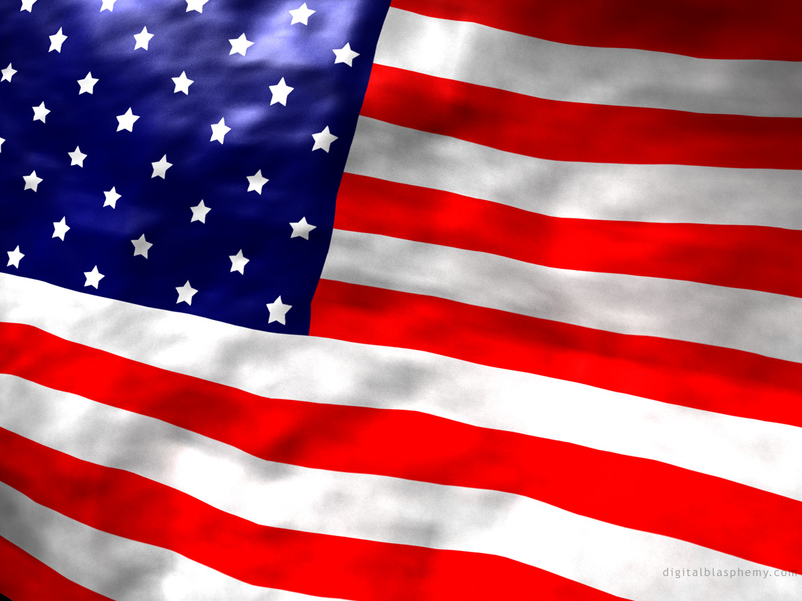Graafix American Flag Wallpaper
