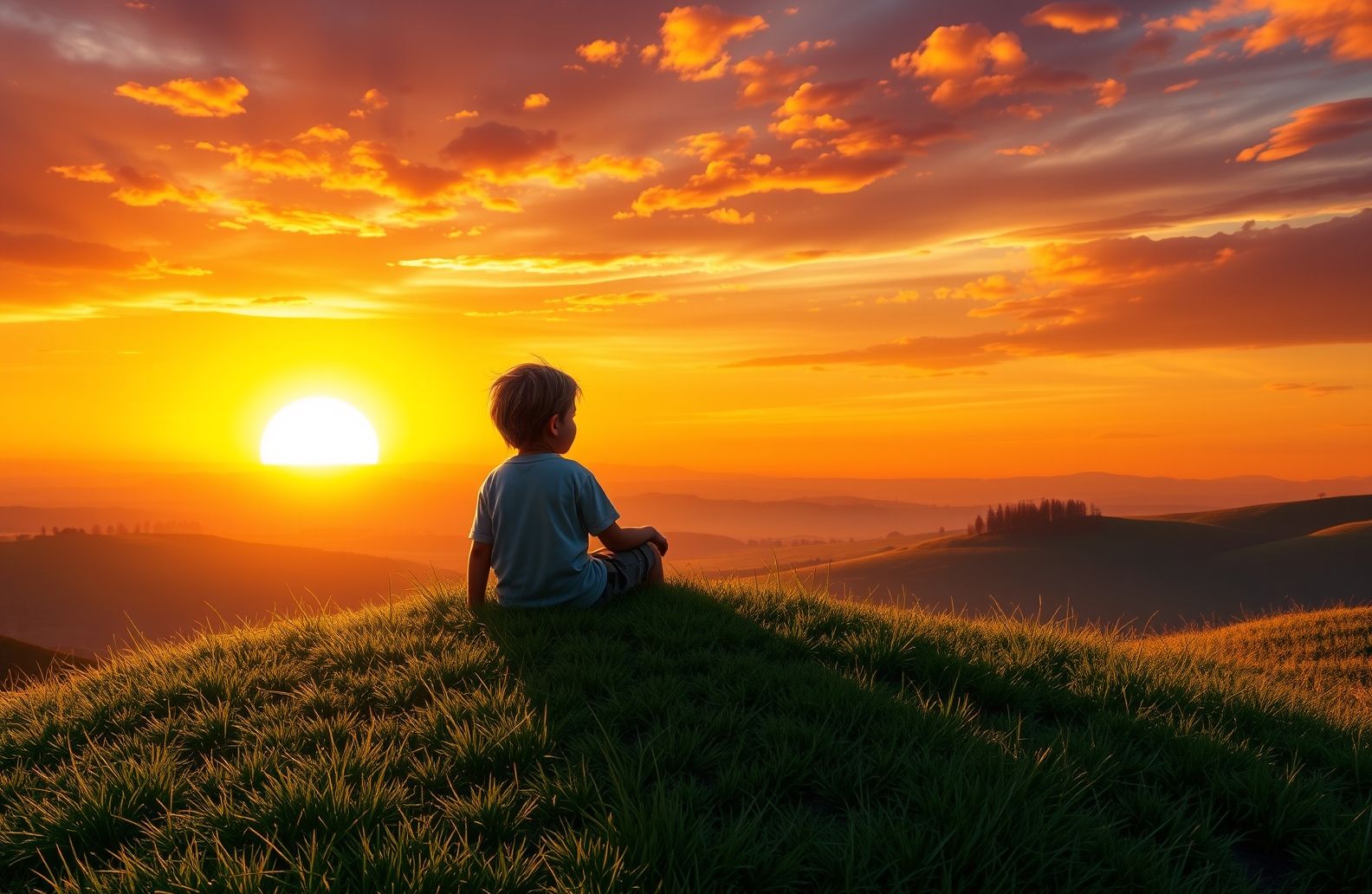 Alone Boy Wallpaper