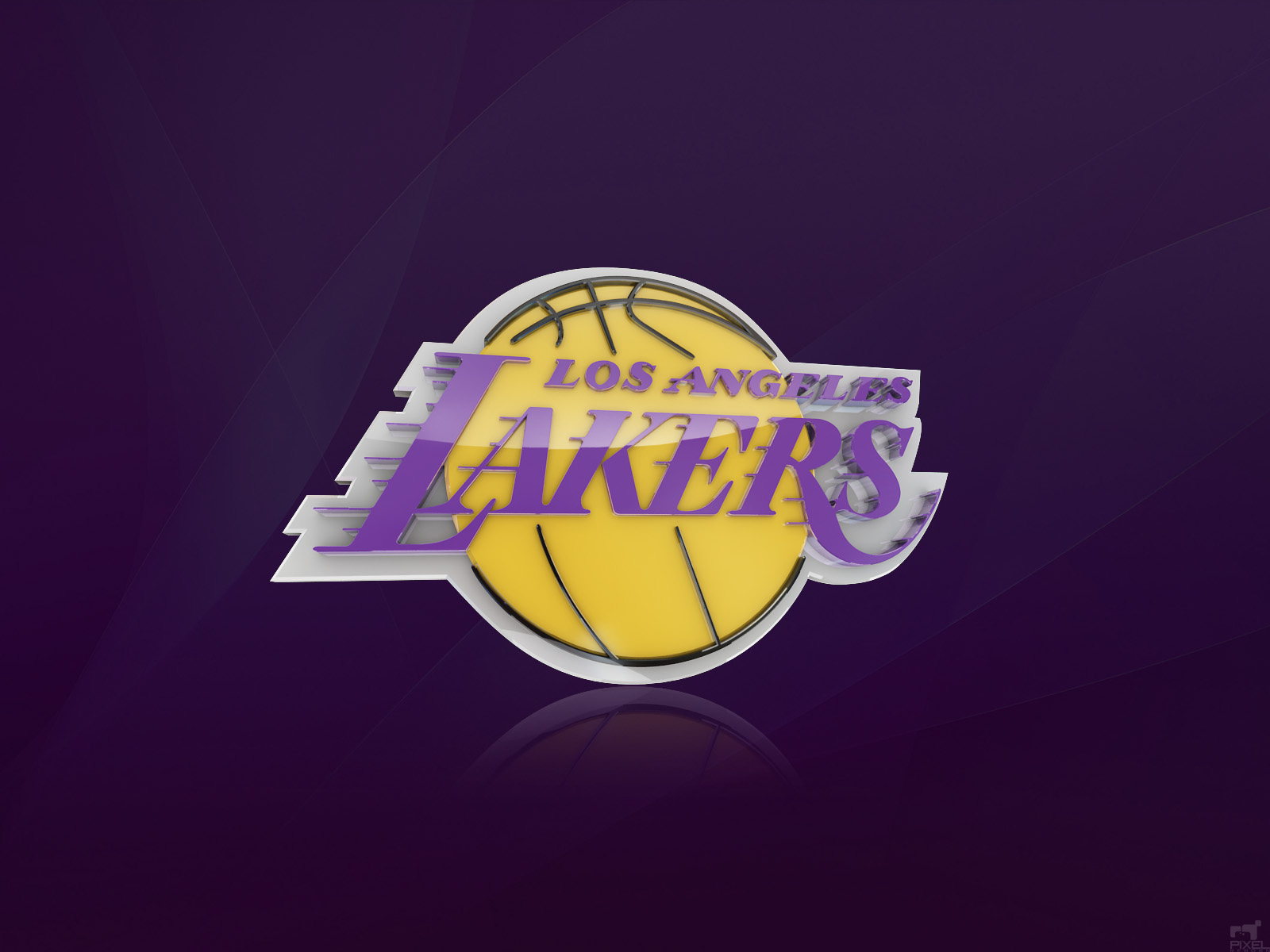 Los Angeles Lakers Logo Background HD Wallpaper