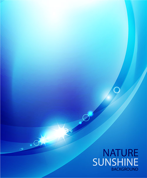 Bright Luminous Background Vector Graphic