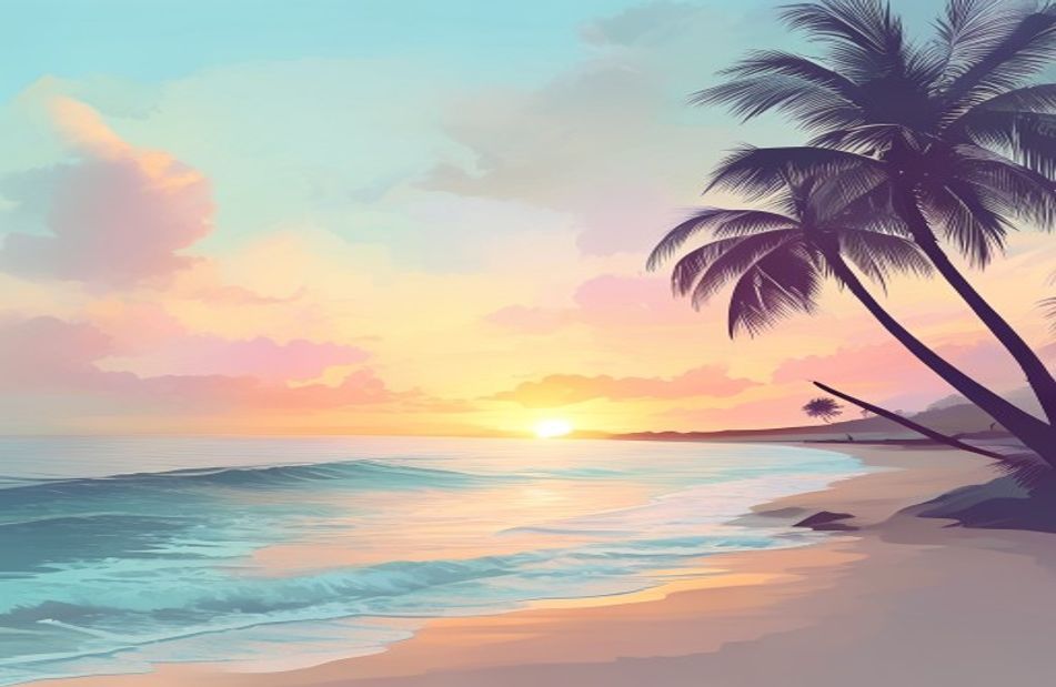 Beach Sunrise Wallpaper