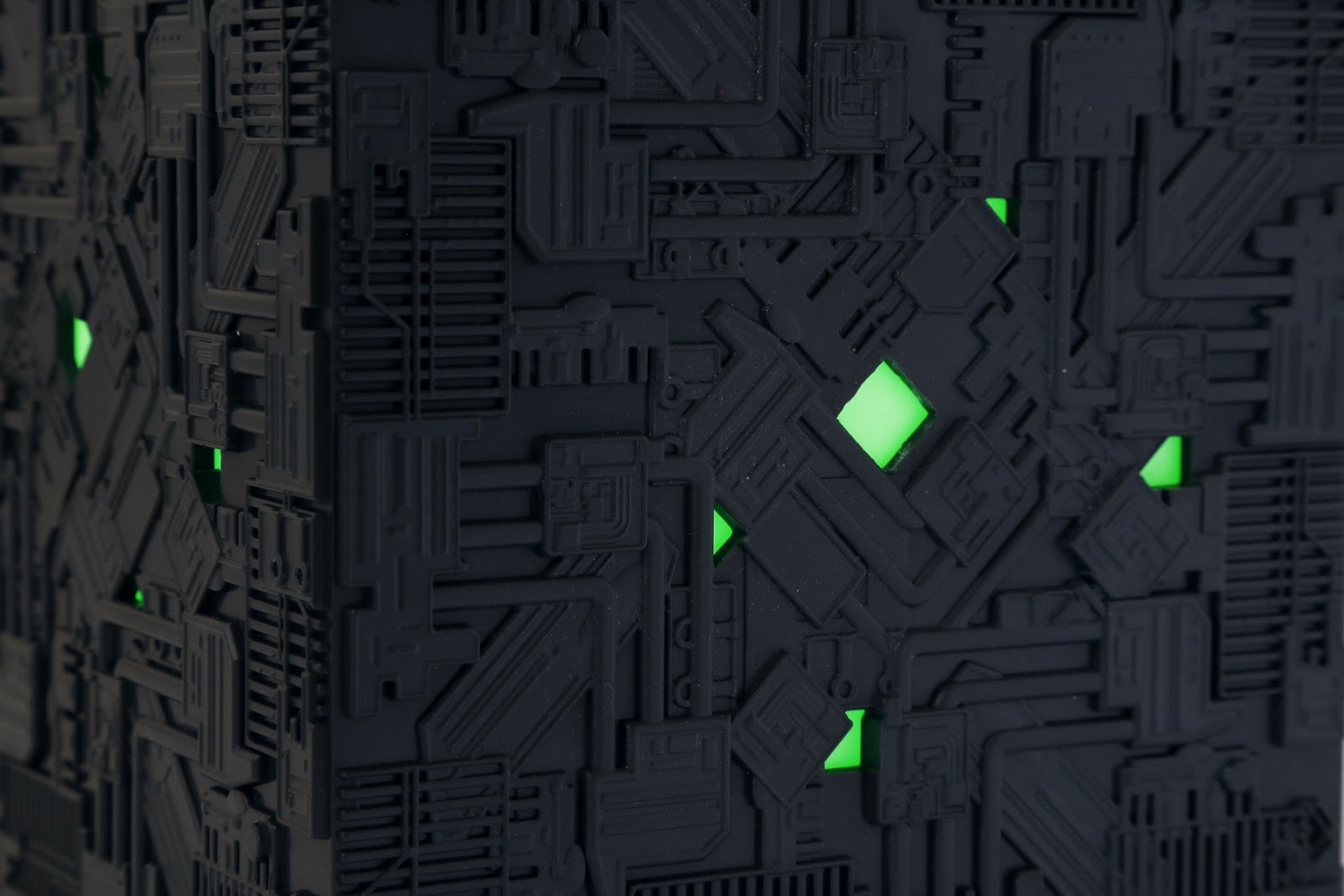 Borg Cube Green Background Wallpaperjpg Pictures