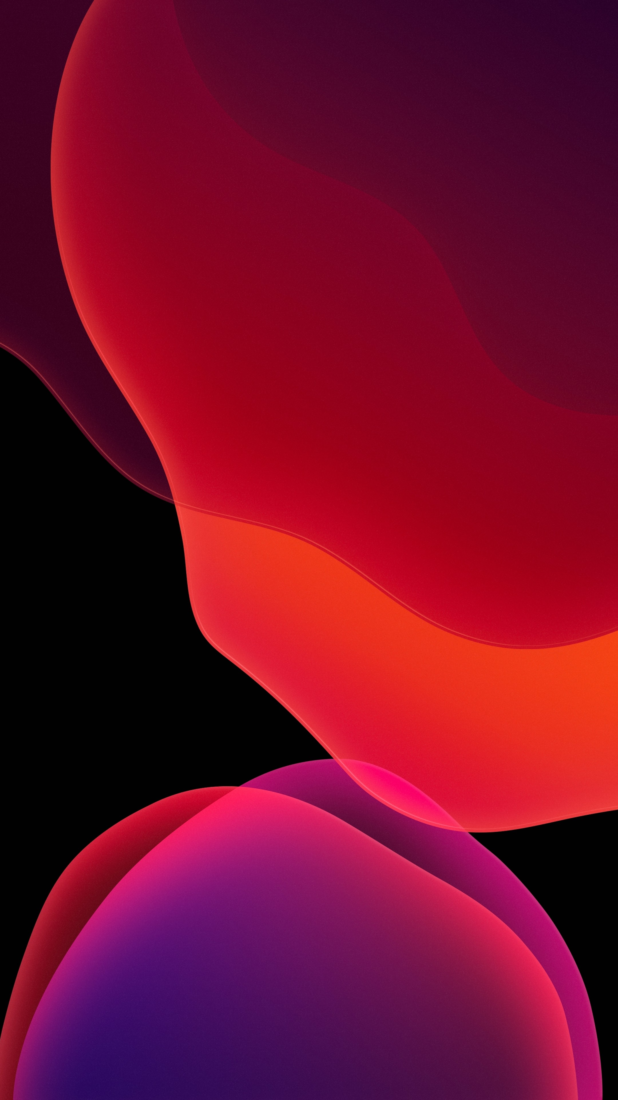 Free download Wallpaper iOS 13 iPadOS abstract dark WWDC 2019 4K