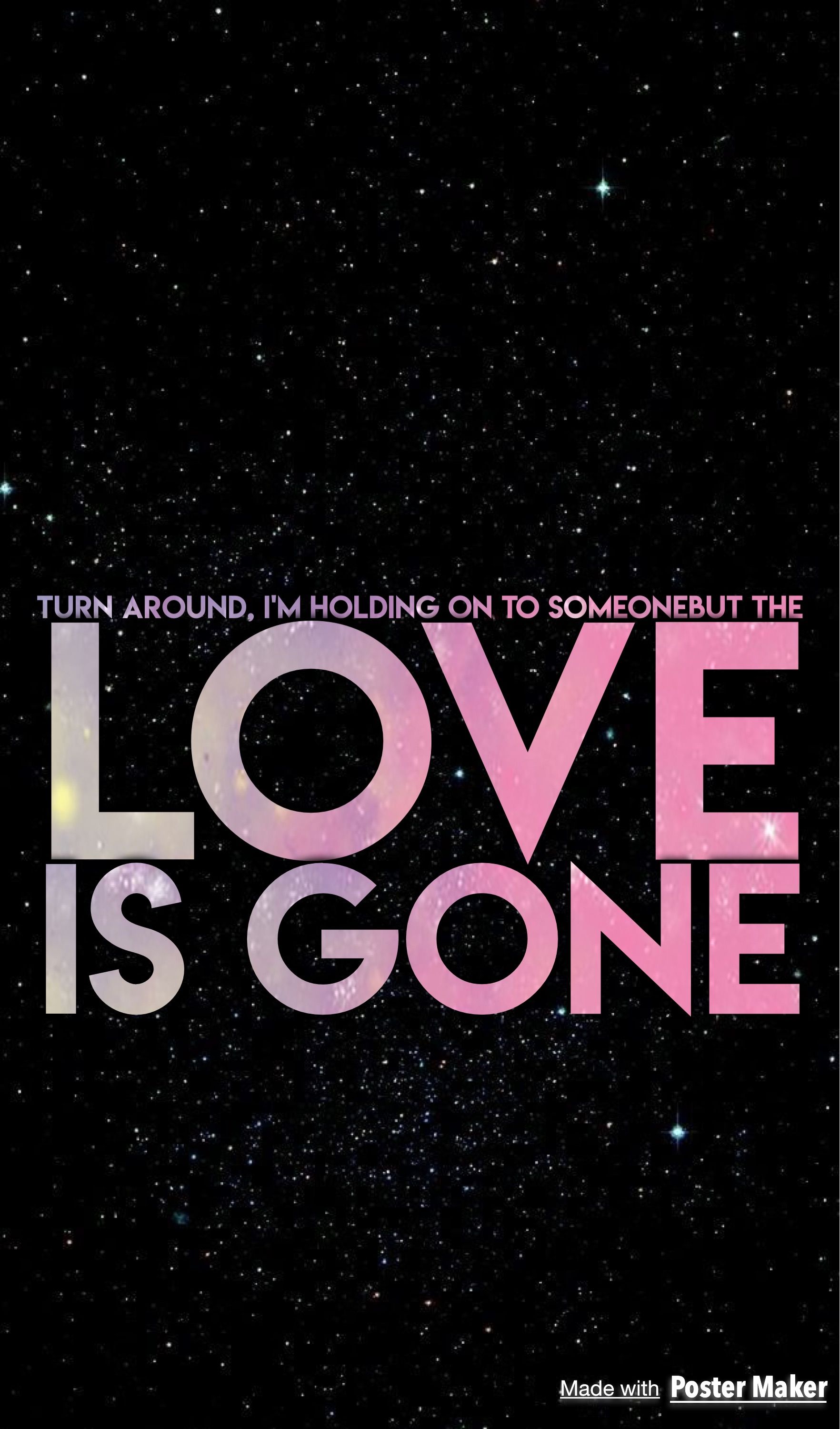 Rowida On Wallpaper Special Text Poster Maker Love Is Gone