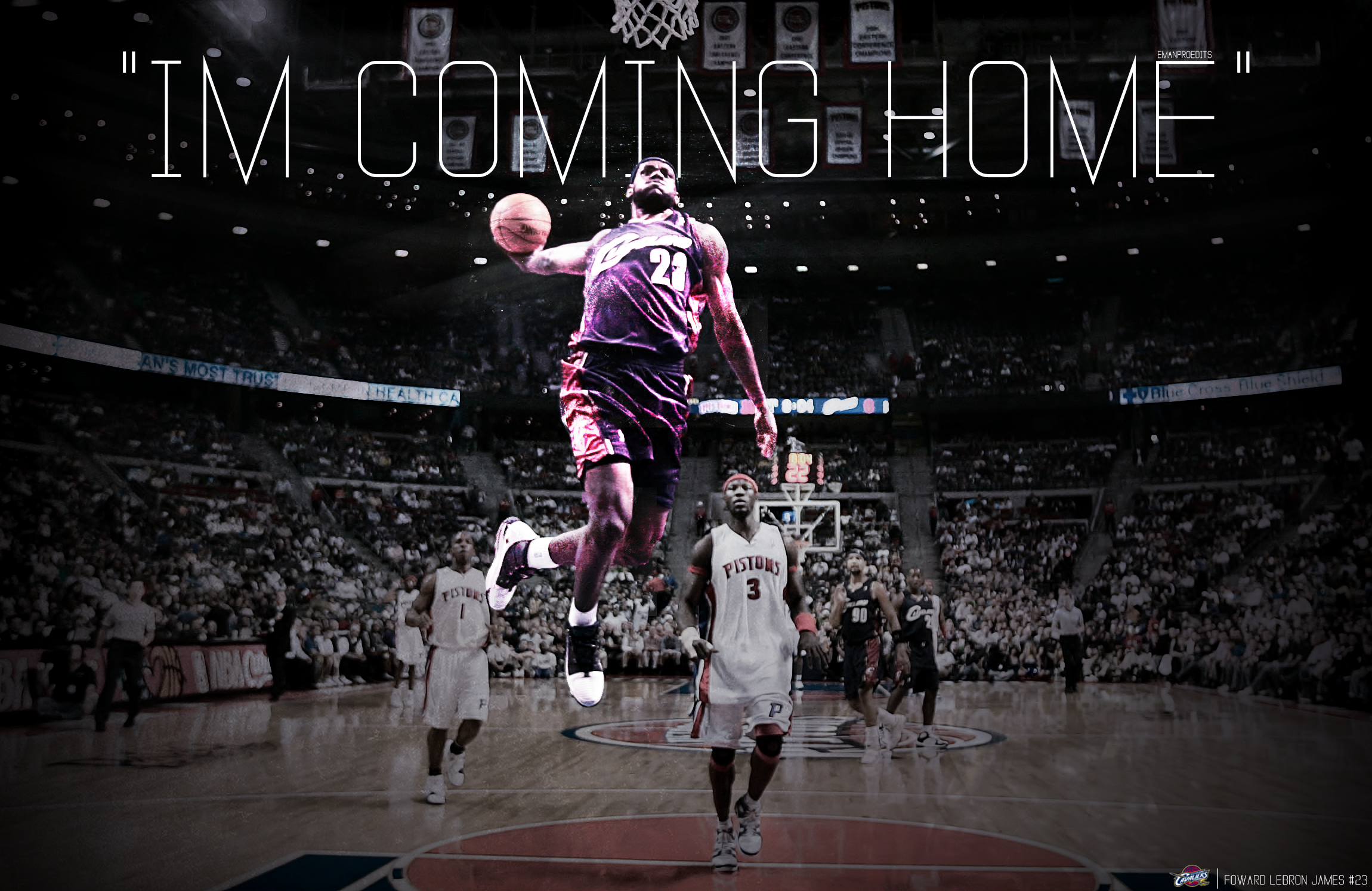 Lebron James Returns To Cleveland Wallpaper By Emanproedits On