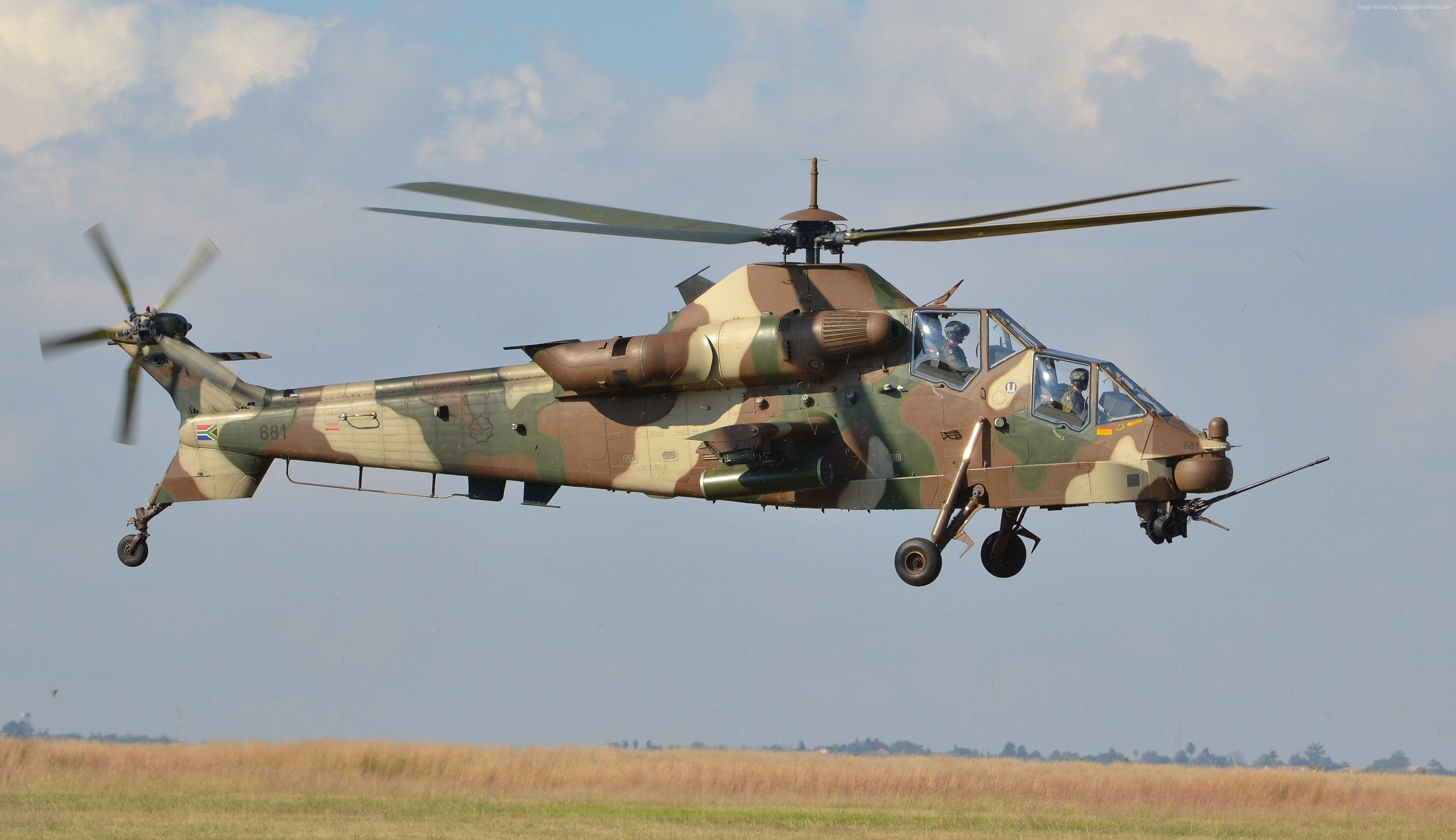 South African Air Force Attack Helicopter Denel Ah