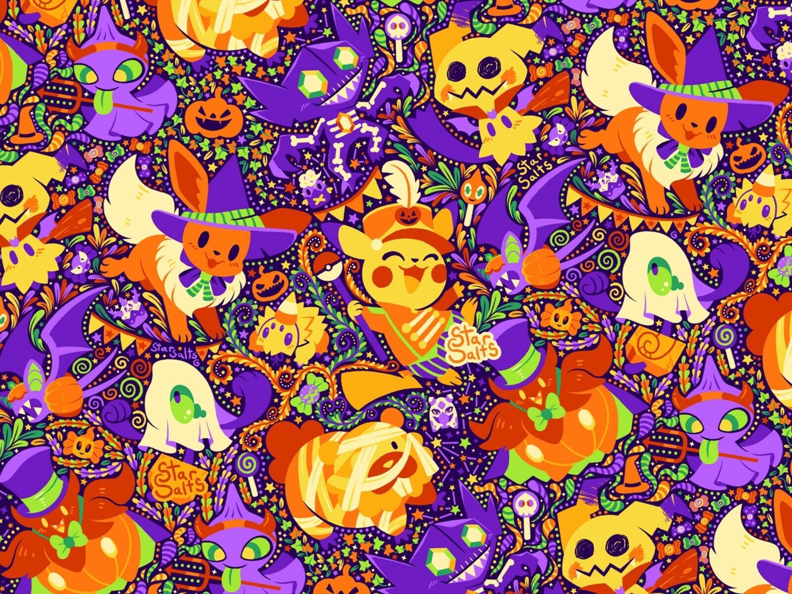 Pokemon Halloween Wallpaper