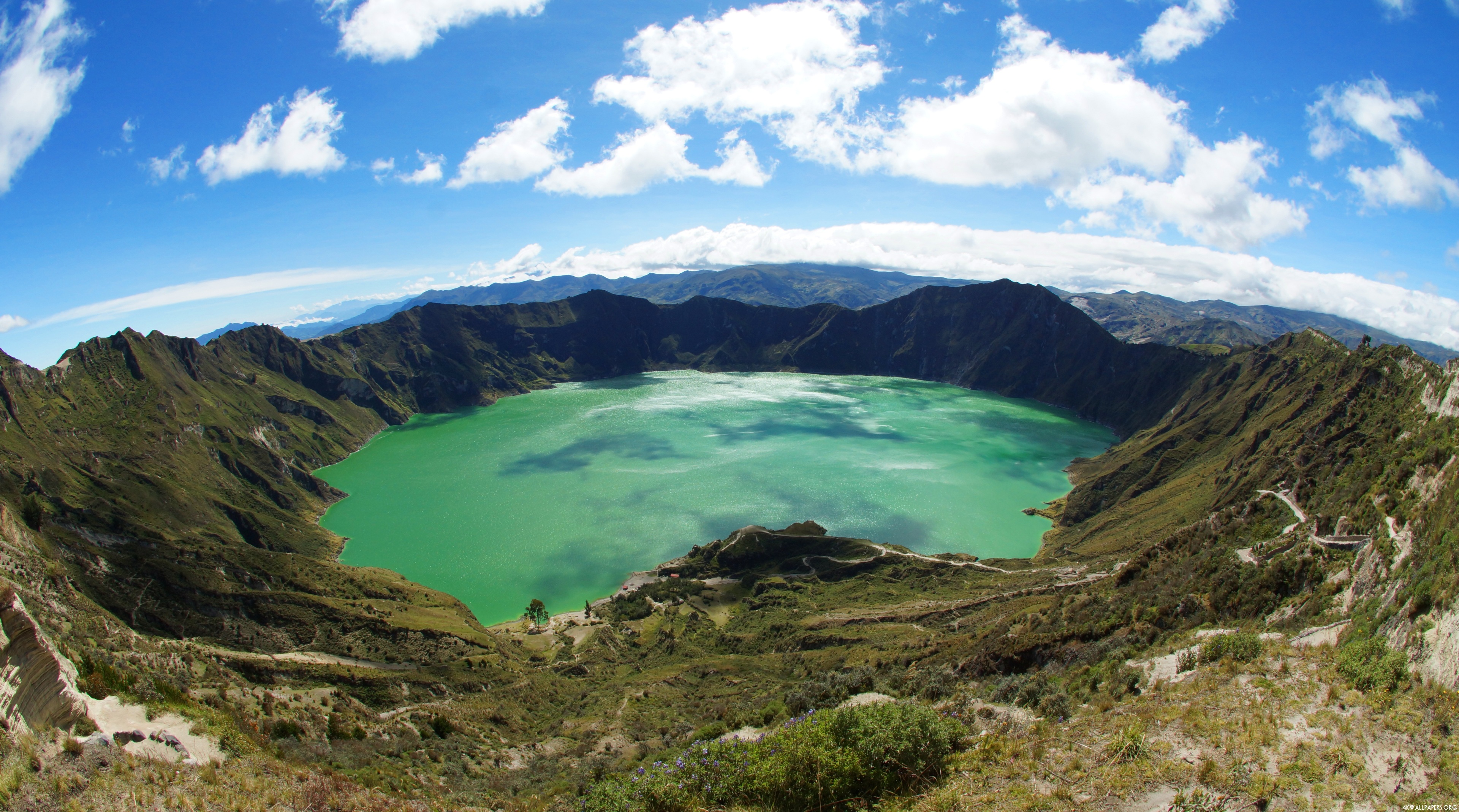 🔥 Download 4k Volcano Lake Wallpaper Id by @jbrown50 | Quilotoa ...