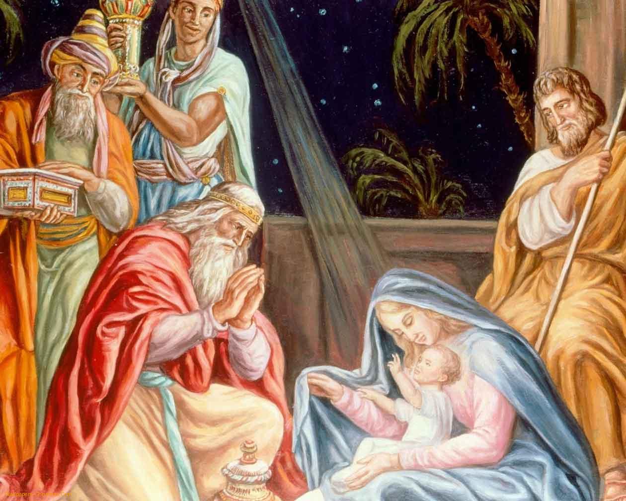 Christmas Wallpaper Nativity Scene Wallpaper9