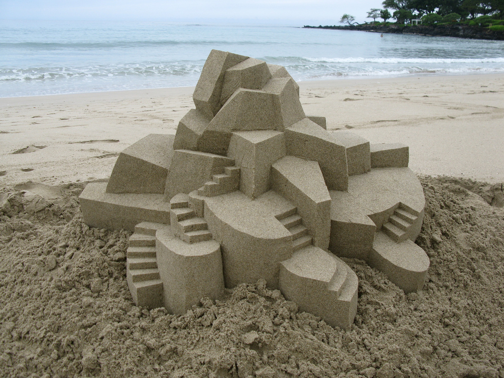 Geometric Sand Castle Cinco fondos de pantalla Geometric Sand Castle