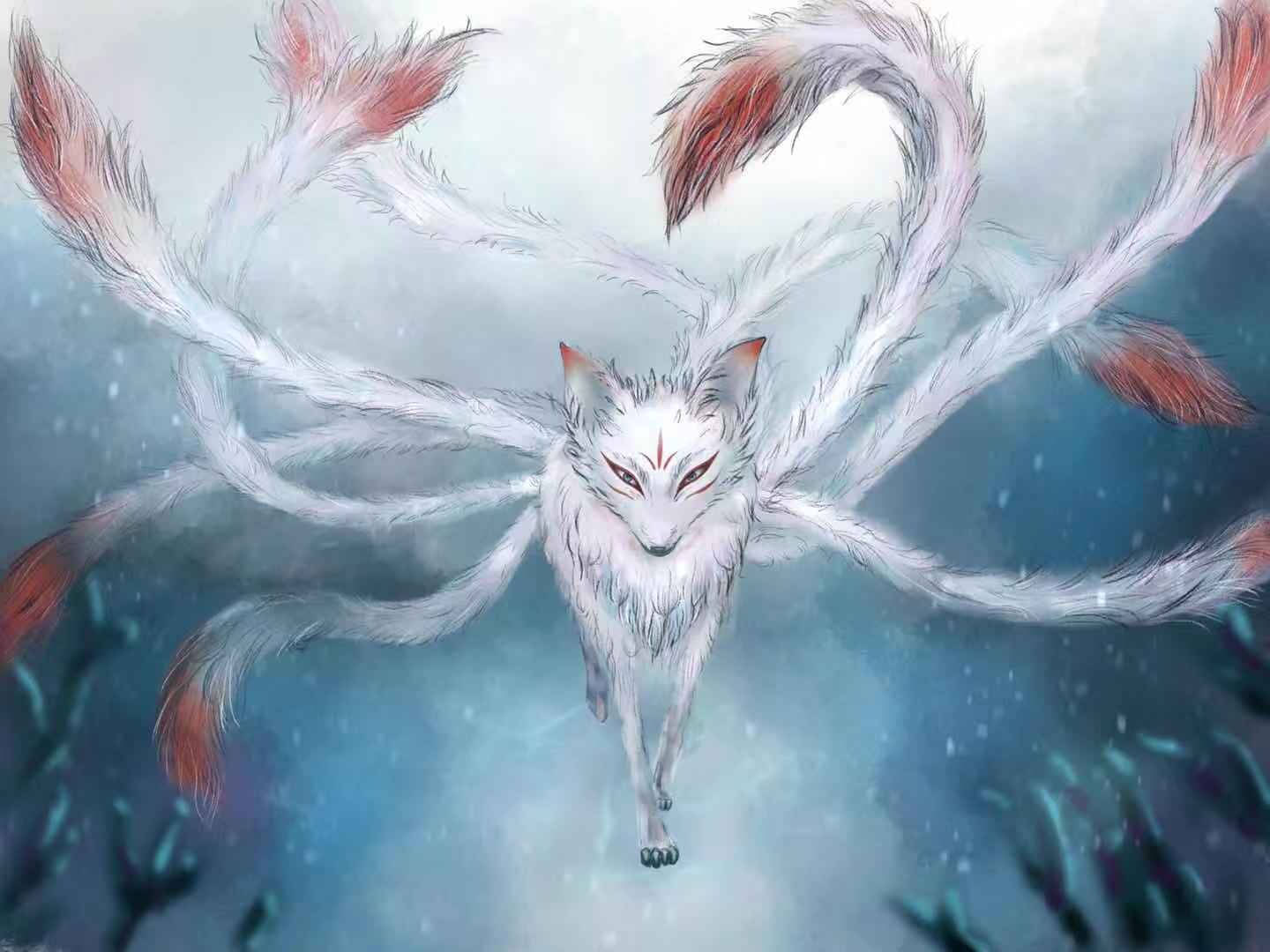 Nine Tailed Fox Picture Wallpaper