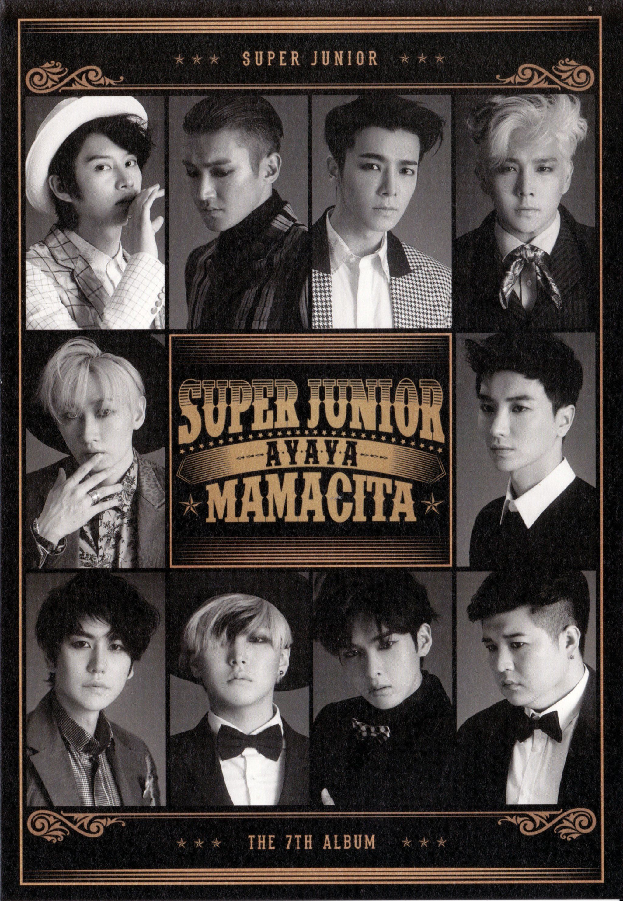 Super Junior Mamacita 7jib A Versiyon Hq Poster K Pop In