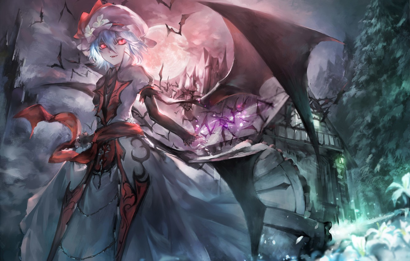 Wallpaper Touhou Project Remilia Scarlet Azoth Image For