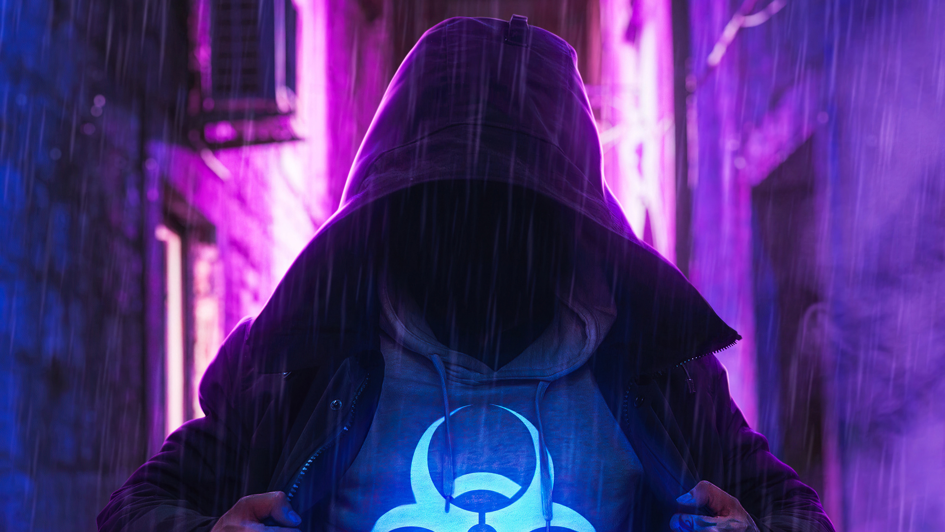 Hoodie Boy With Powers Laptop Full HD 1080p 4k Wallpaper Image