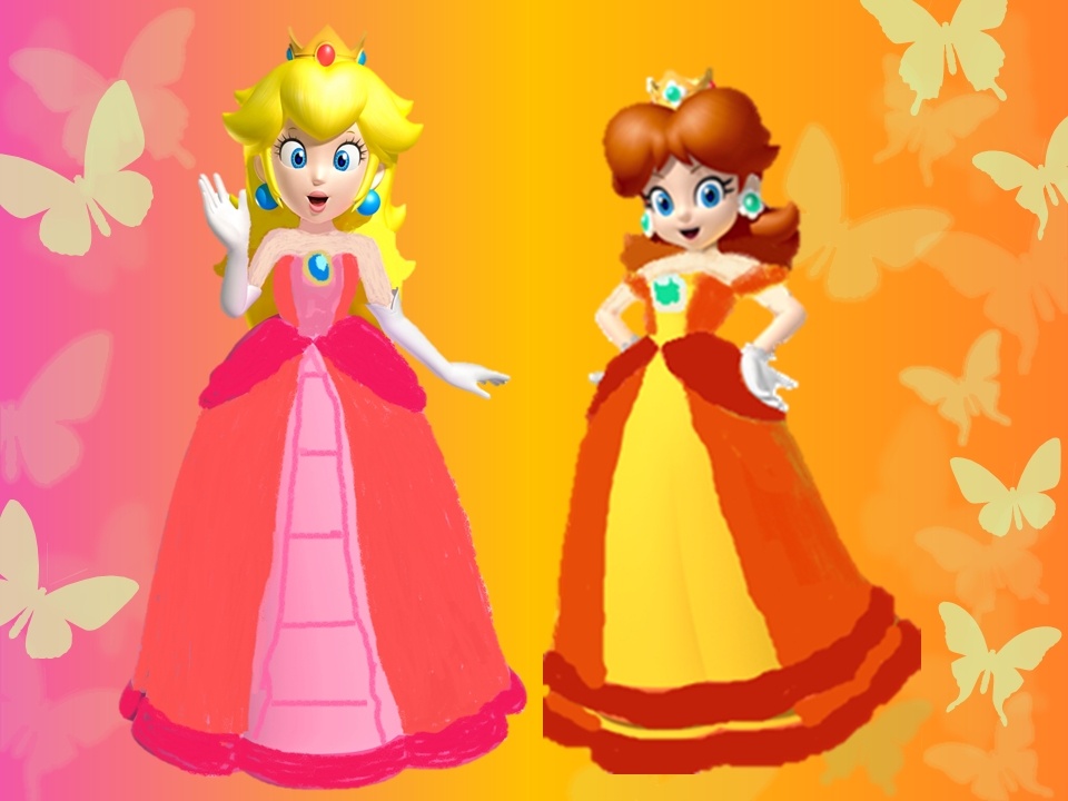 Princess Peach And Daisy Wallpaper By
