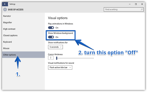 How To Disable Desktop Background In Windows 10
