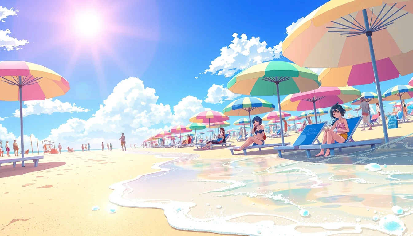 Anime Beach Wallpaper