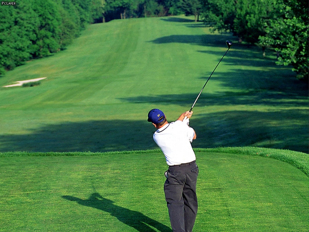 Golfer Swing HD Wallpaper I Image