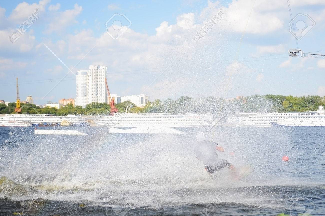 Summer Blur Background Professional Wakeboarding Is An Extreme
