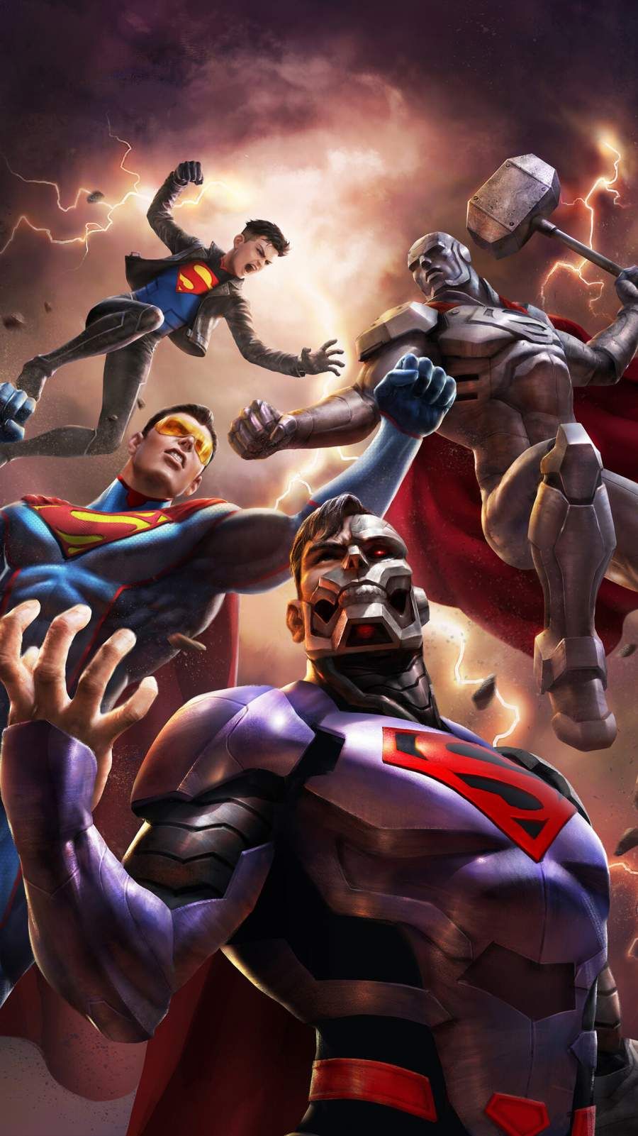 Reign Of The Superman iPhone Wallpaper Dc Ics Heroes