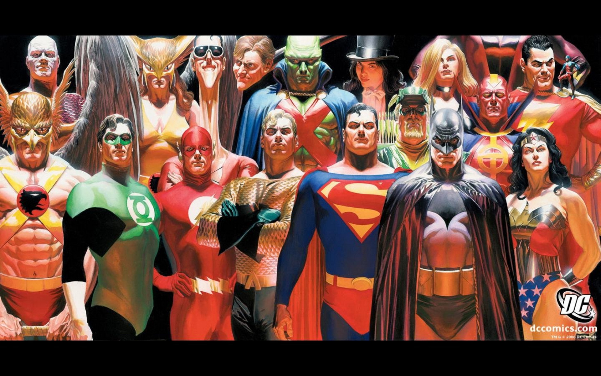 Alex Ross Wallpaper Dc Ics Art Justice League By