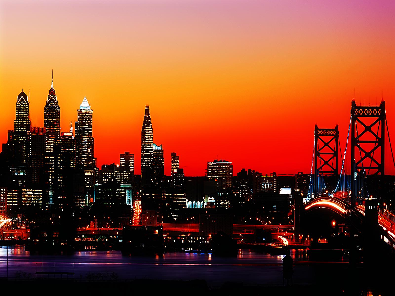 Philadelphia Skyline Wallpaper