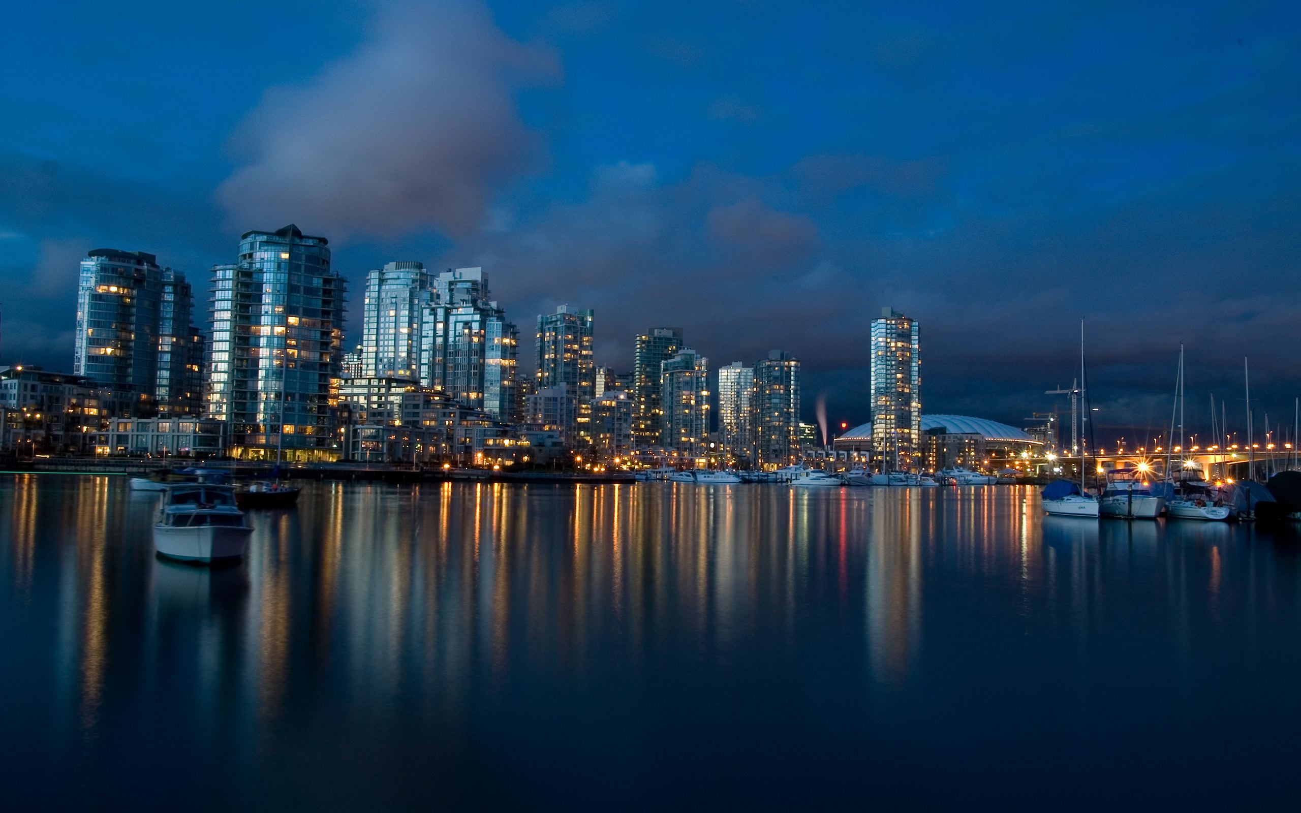 Vancouver Dusk Wallpaper HD