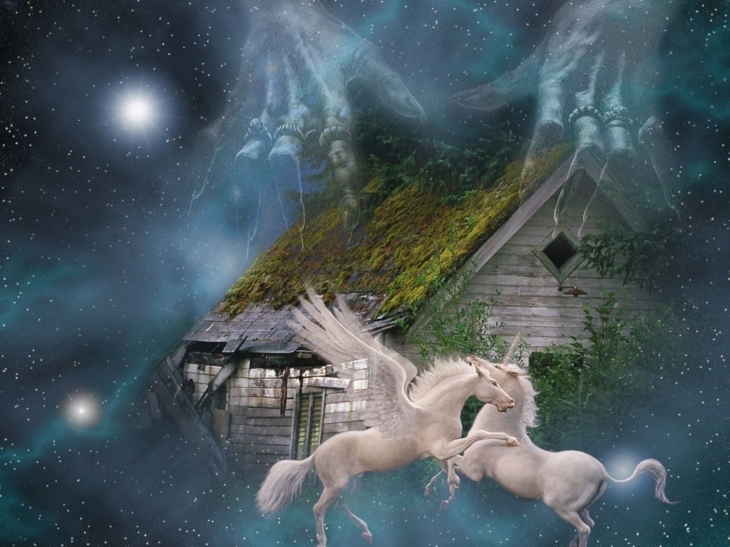 Fantasy Image Unicorns Wallpaper HD And