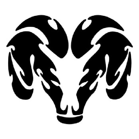 Dodge Ram Logo Image Cut Out Of