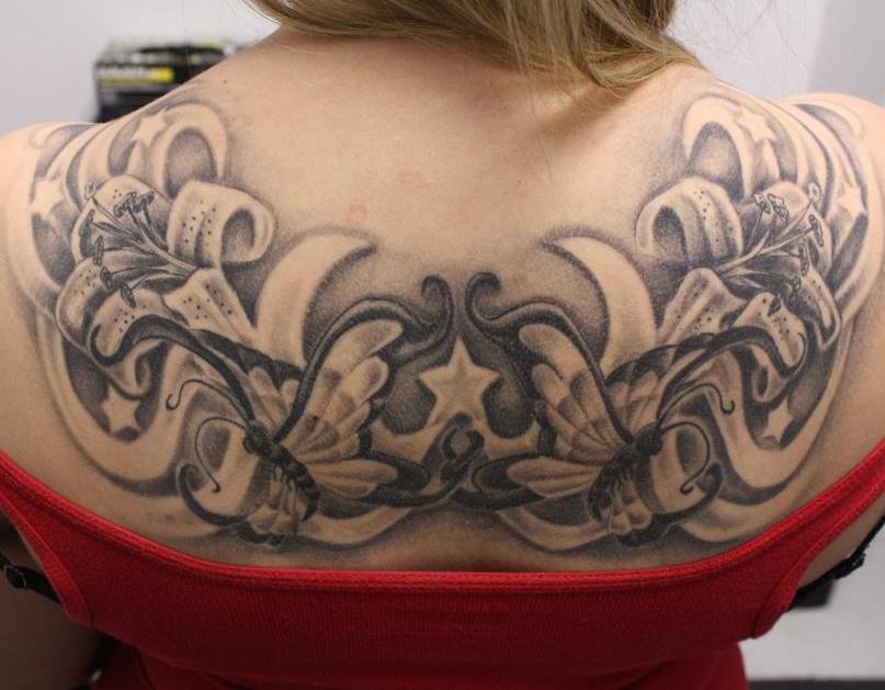 19 Negative Space Tattoos That Will Impress You  Moms Got the Stuff