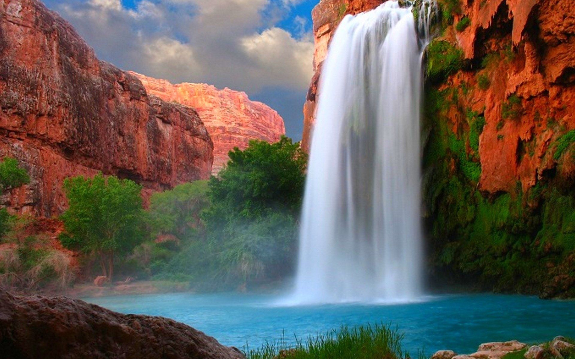 Waterfalls In HD Wallpaper