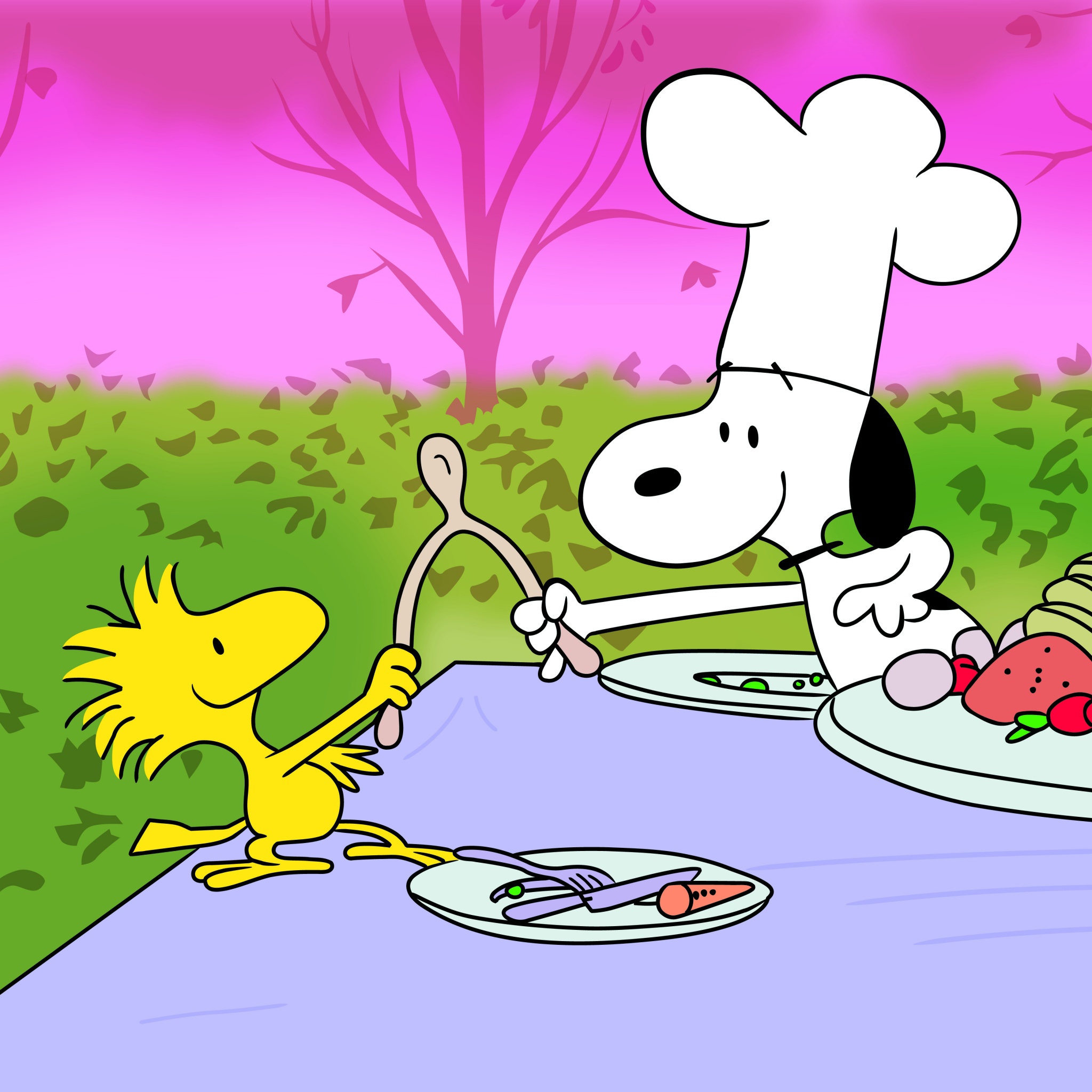 Snoopy Thanksgiving Background Wallpaper