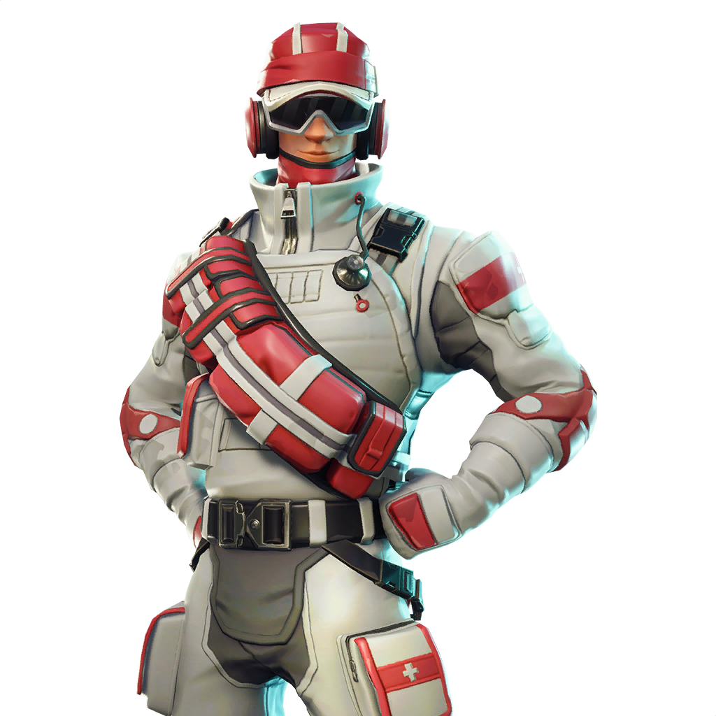 Epic Triage Trooper Outfit Fortnite Cosmetic Cost V Bucks