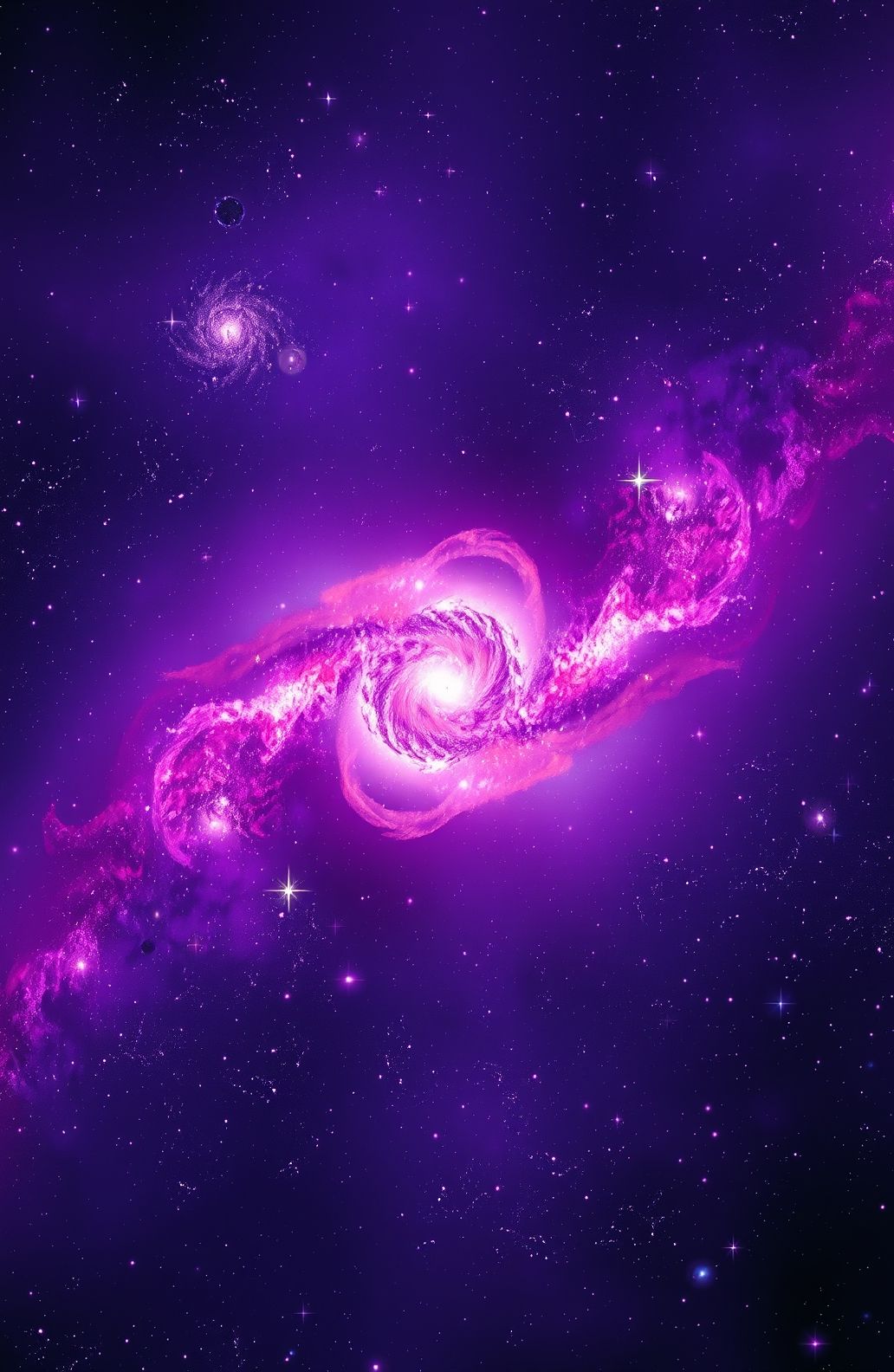 Purple Galaxy Wallpaper