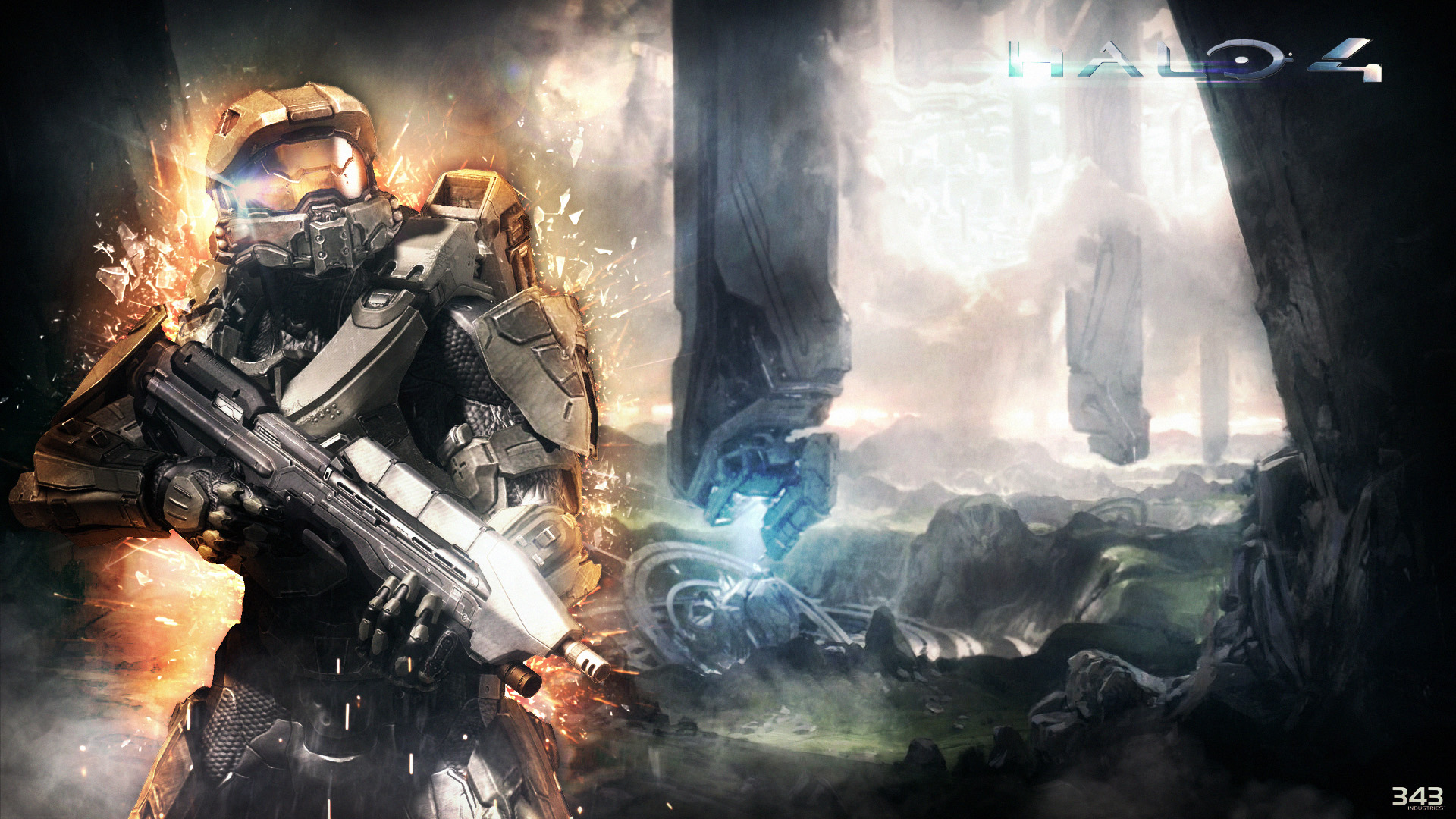 Deus Ex Human Revolution Battlefield Halo Wallpaper 1080p
