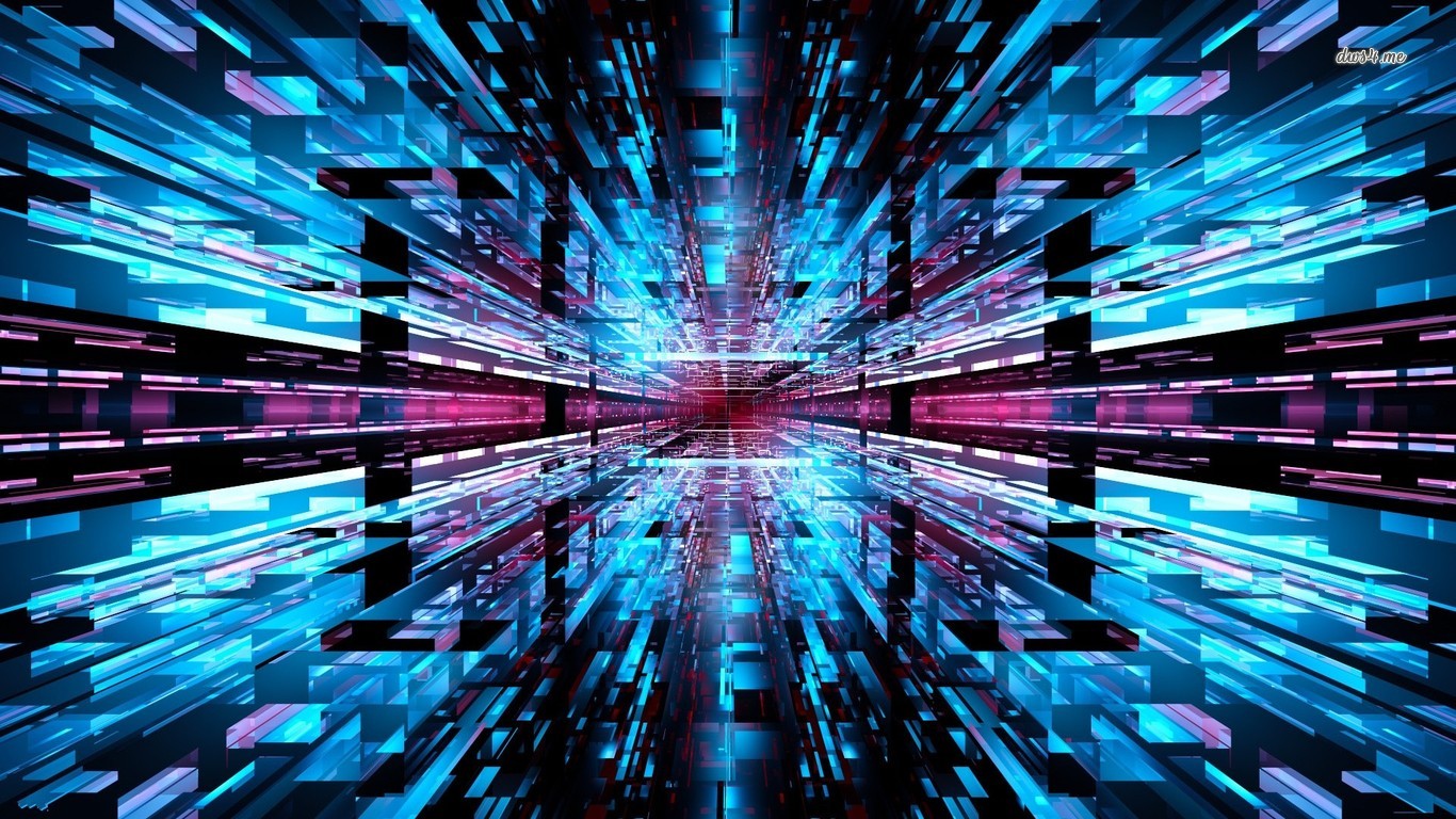 Abstract Cyberspace Wallpaper HD